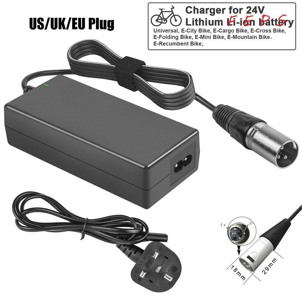 FEPS 24V 2A Universal Mobility Scooter Electric Bike Ebike Charger