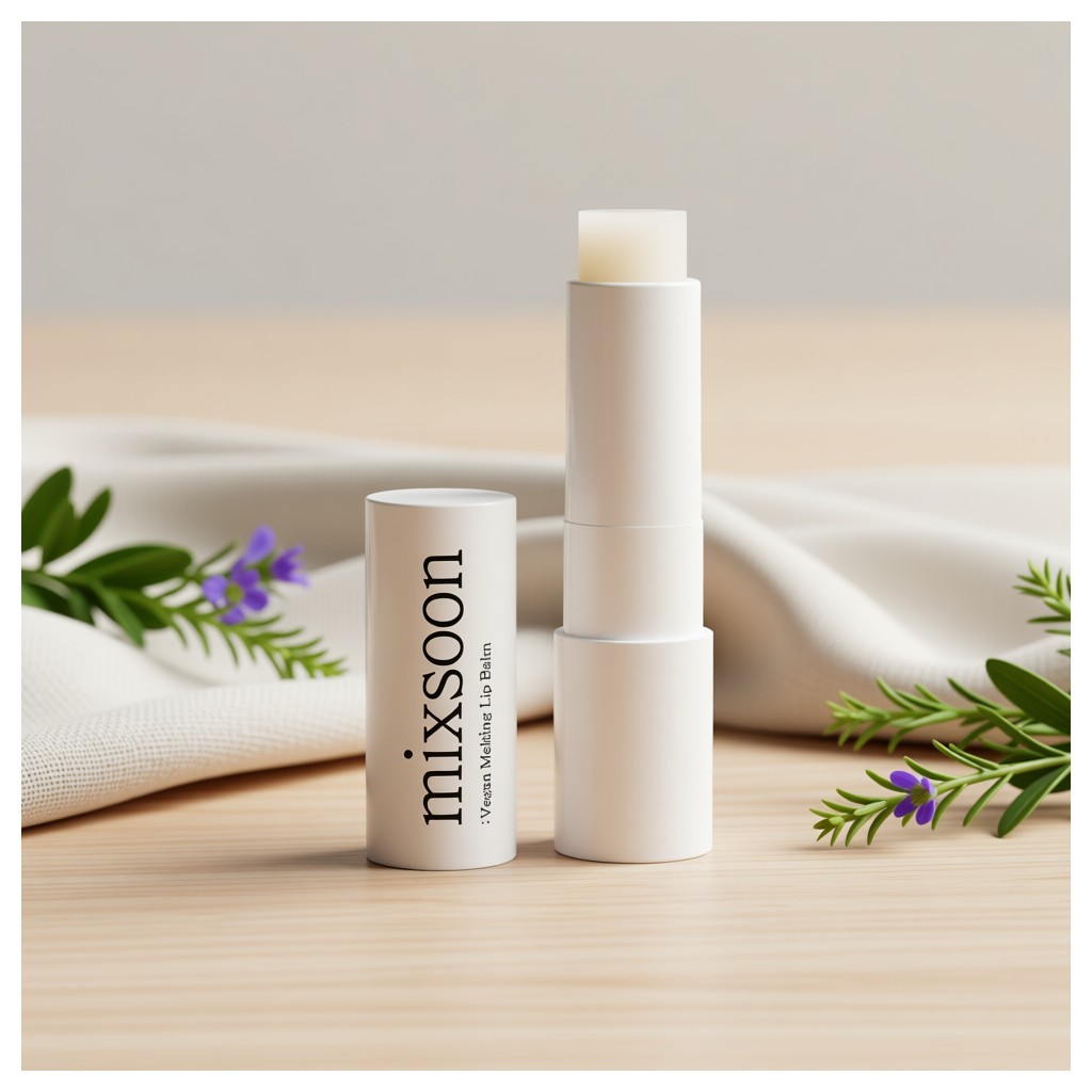 [Mixsoon] Vegan Melting Lip Balm (Clear) 4.1g / ลิปบาล์มเกาหลี / สูตรละลาย / ของแท้ 100% โดย HoRang