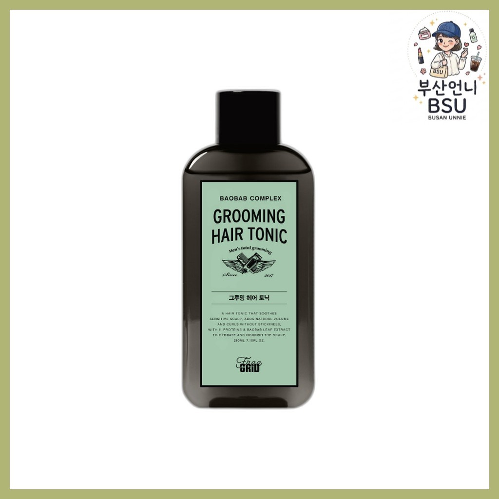 [daiso] Free Grid Grooming Hair Tonic, 210ml, 1pc / Korean Hair Tonic / Volume & Texture / ของแท้ 10