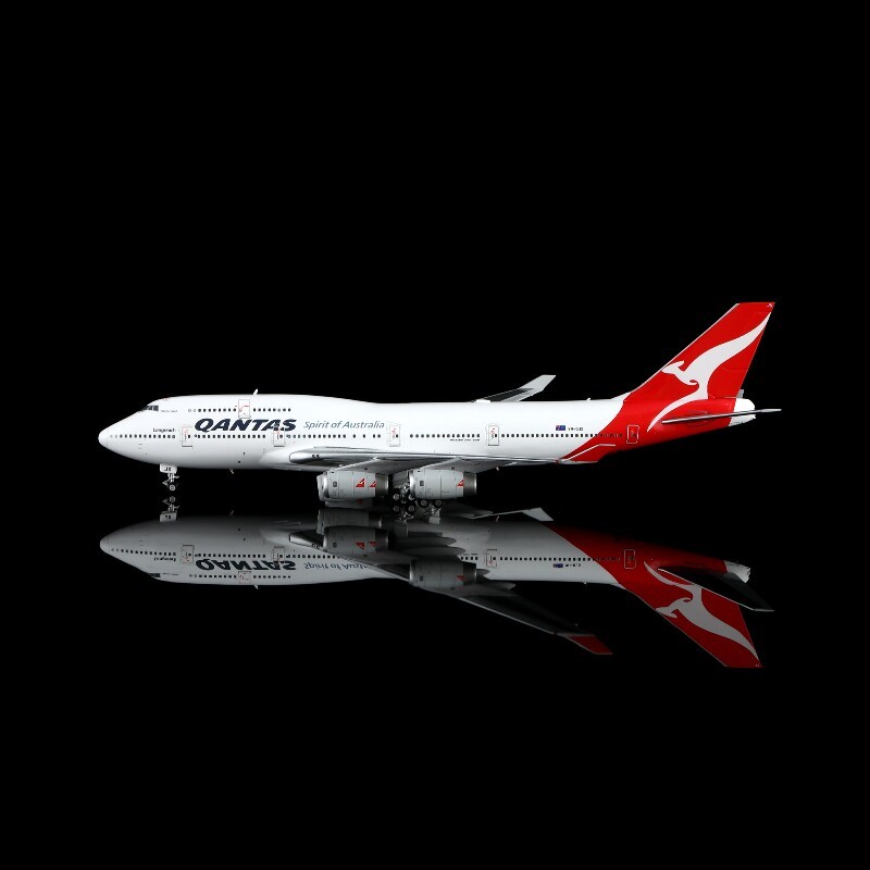 HX รุ่น 1/400 Australian Airlines B747-400 Alloy Airliner รุ่น VH-OJS