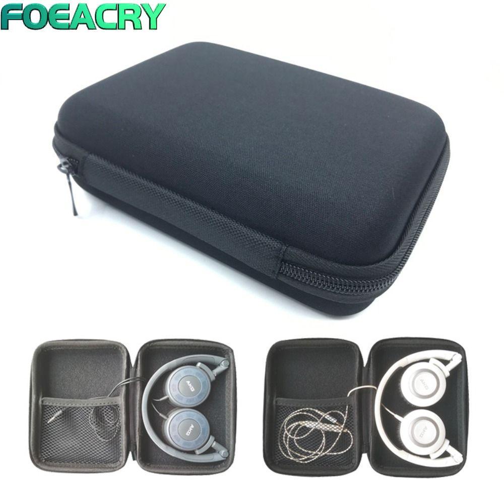 FOEACRY ที่เก็บหูฟัง, กระเป๋าชุดหูฟัง EVA, ถืออุปกรณ์เสริมหูฟังสําหรับ AKG K430 K420 K450 Y30 K451 K