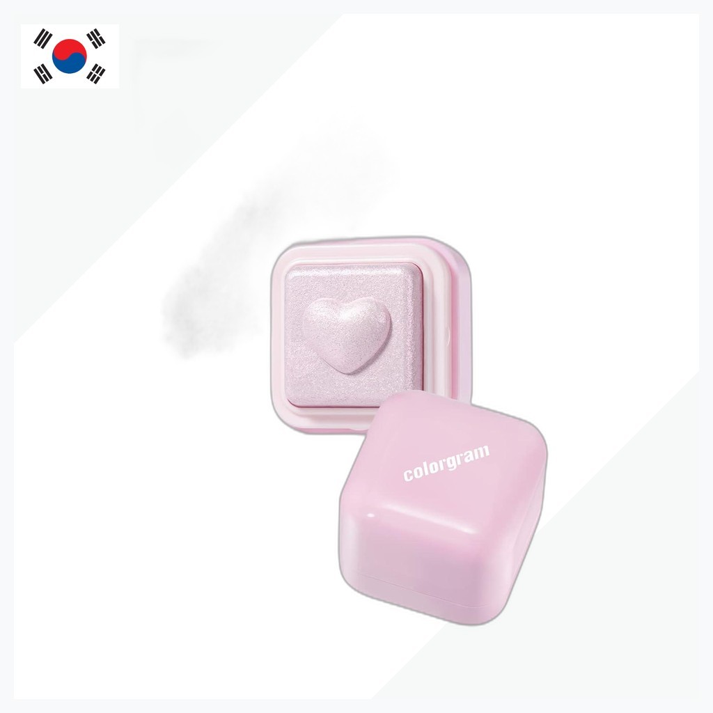 [Colorgram] Milk Bling Heartlighter 02 Pink Heart / Korean Highlighter / Shimmering Glow / ของแท้ 10