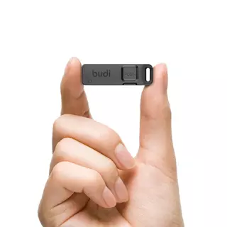 BUDI Multi-function Card Slot กล่องเก็บ TF ซิมการ์ด Ejector Storage Slot พร้อม Lanyard Anti-lost ซิมการ์ด Removal เข็ม Pin