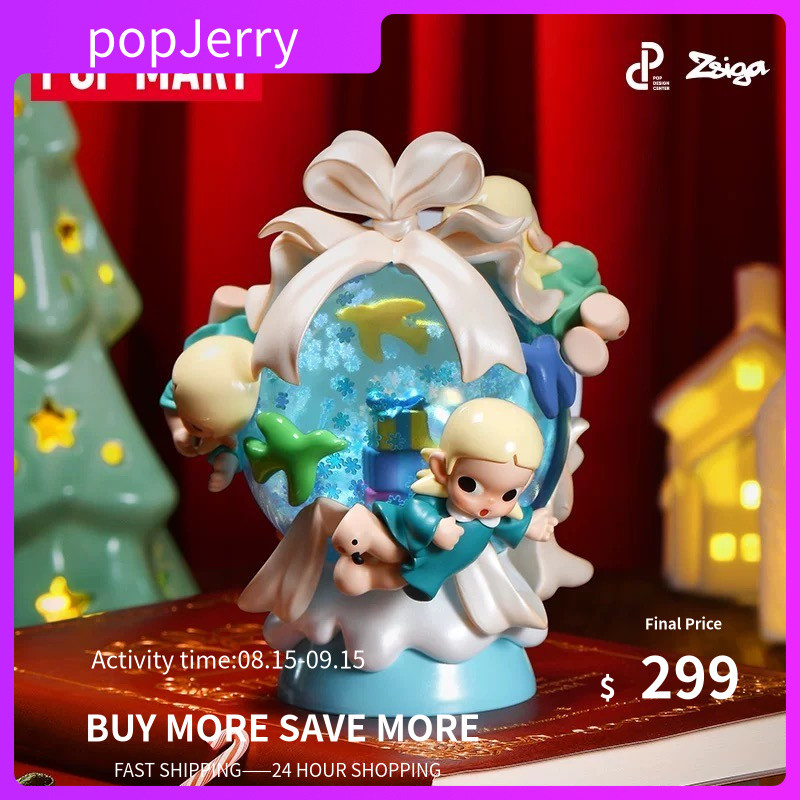 POPMART POPMART Zsiga Zsiga Gift Collection Winter Series รูป Mystery Box ของเล่นเครื่องประดับของขวั