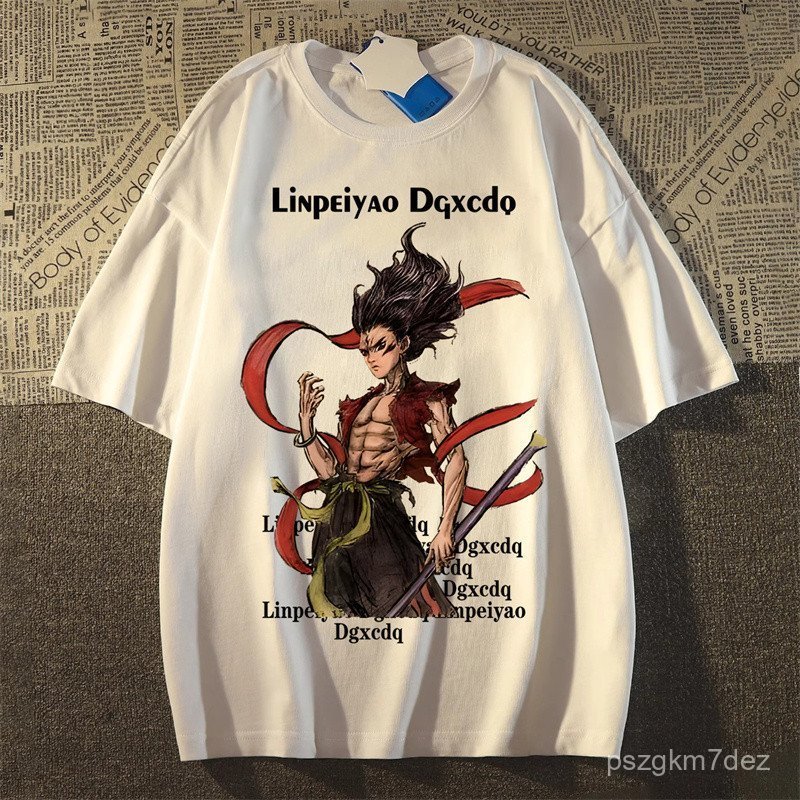 CODเสื้อยืดอะนิเมะแฟชั่นยอดนิยมNezha 2 เสื้อยืดCetakan Nezha UnisexyKorea R3ML