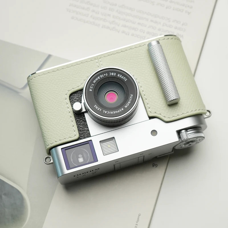 Mr.Stone สําหรับ Fujifilm X-Half เคสกล้อง ชุดบอดี้สูทกล้อง xhalf Camera Handmade กระเป๋ากล้องหนังแท้