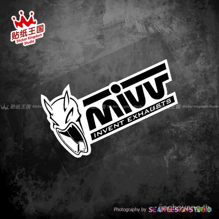 Mivv Demon Exhaust Pipe Motorcycle Decorative Modified Sticker