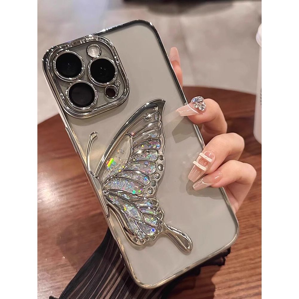 เคส ribbon เคส buzz lightyear เคสป้องกันกลิตเตอร์หรูหราซิลิโคนแวววาวโปร่งใส แอปเปิล