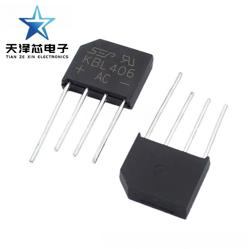 Rectifier Bridge Stack KBL406/KBL410/KBL608/KBL610 4A6A/6/8 1,000V สะพานแบน Full Bridge