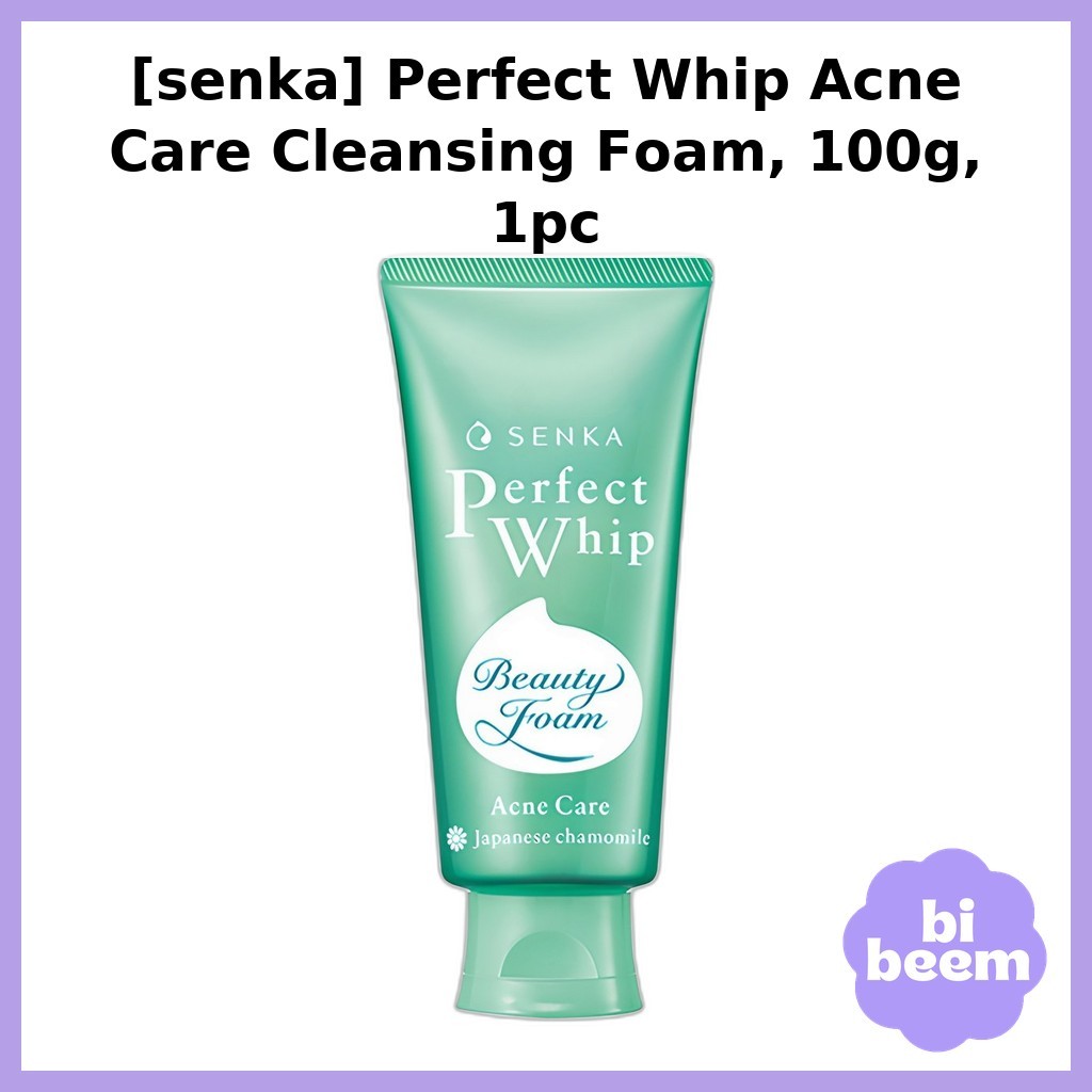 [senka] Perfect Whip Acne Care Cleanser Foam 100g, 1 ชิ้น / โฟมล้างหน้าเกาหลี / Acne Care / ของแท้ 1
