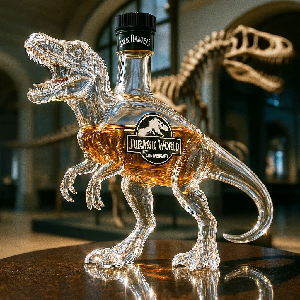 Ornaments Longhorns Whiskey Bottle Jurassic World Dinosaur Wine Bottle Sealed Red Wine Bottle