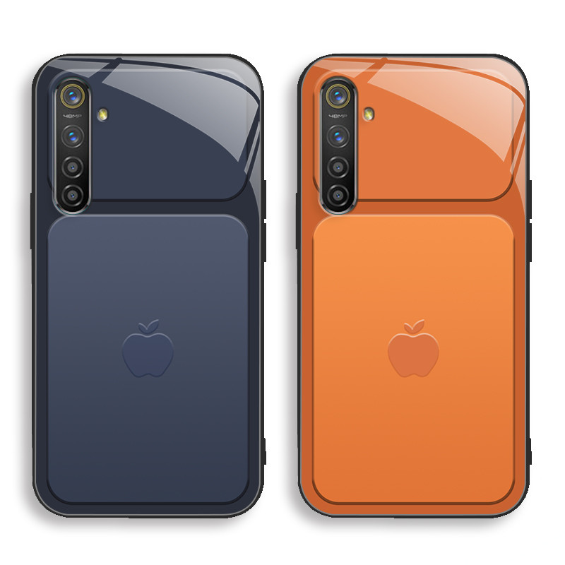 เข้ากันได้กับ [Realme 6 4g และ Realme 6s 4g] เคสโทรศัพท์แก้วซิลิโคน HD-Tech Minimalist ประณีต