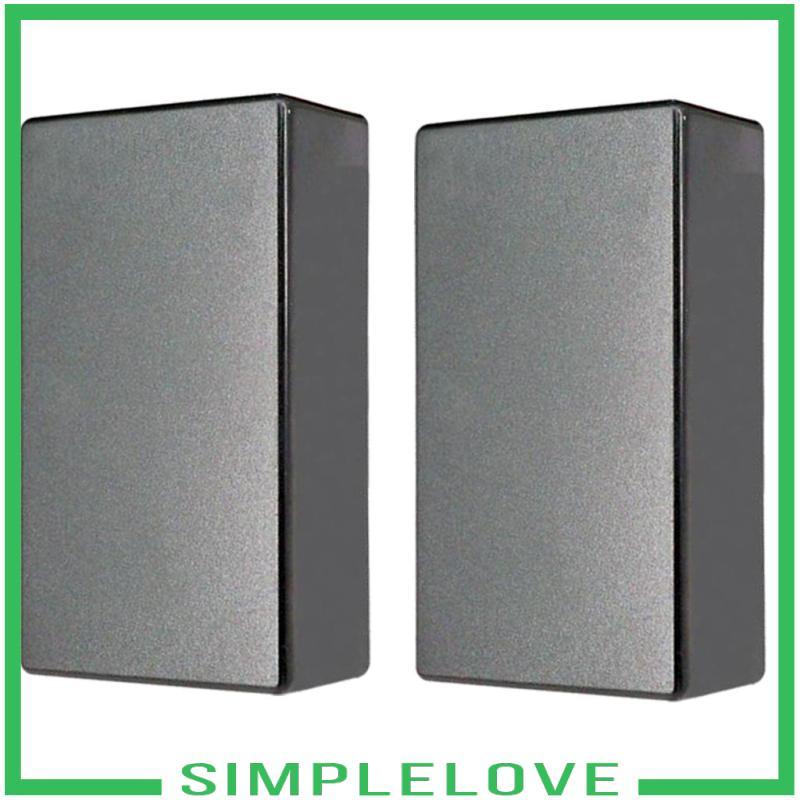 [Simple] 2 ชิ้นสีดําน้ําหนักเบาปิดผนึกปิดกีตาร์ Humbucker รถกระบะสําหรับกีตาร์ไฟฟ้าฝาครอบเปลี่ยน 69.