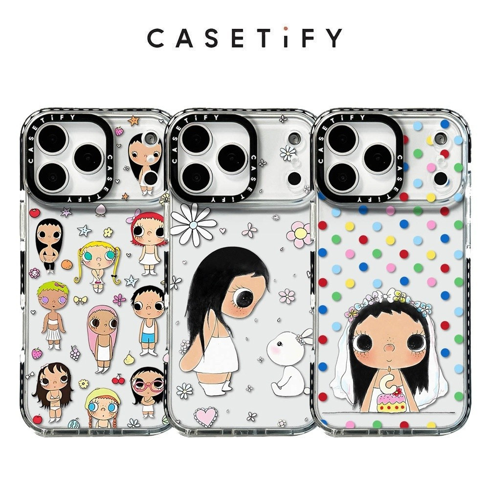 เคสโทรศัพท์แบบนุ่มสาวลายจุดสีสันสดใสสําหรับ iPhone 17 Pro Max 16 Plus 15 14 13 12 11 ฝาครอบป้องกันกันกระแทก