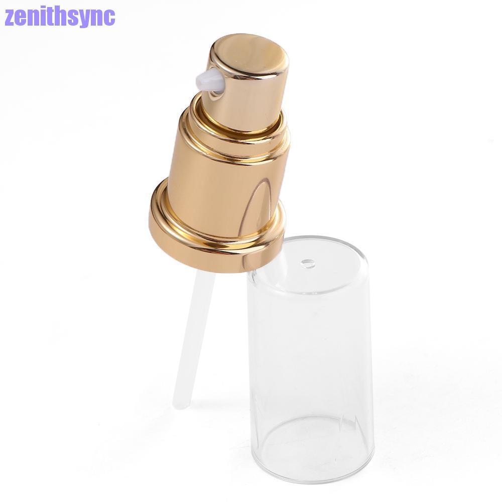 ZENITHSYNC Liquid Foundation Pump 20mm Calibre Essence ขวดน้ํามันอุปกรณ์เสริมโลชั่นปั๊มโปร่งใสหมวกเค