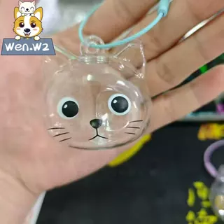 wen.W2 พวงกุญแจเก็บขนแมว กล่องใสจิ๋ว เก็บขนเป็นลูกกลม น่ารักมากกก 🐱✨