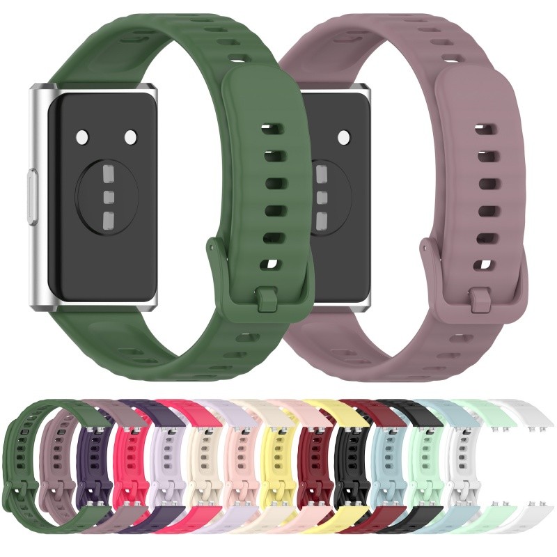สําหรับ Huawei Band 11 / 11 Pro สีสันเปลี่ยนสายรัดข้อมือซิลิโคนสําหรับ HUAWEI BAND11 11Pro กีฬา Watchband สร้อยข้อมืออุปกรณ์เสริม Soft TPU เข็มขัด