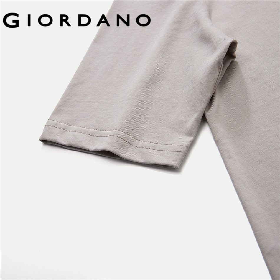 GIORDANO WOMEN Pure Luxurious Cotton One-Shoulder Knitted Short-Sleeve T-Stylish Shirt – Soft & Breathable – Premium Quality 13326251 ราคา ถูกที่สุด ดีลบีเคเค แกลเลอรีภาพที่ 6