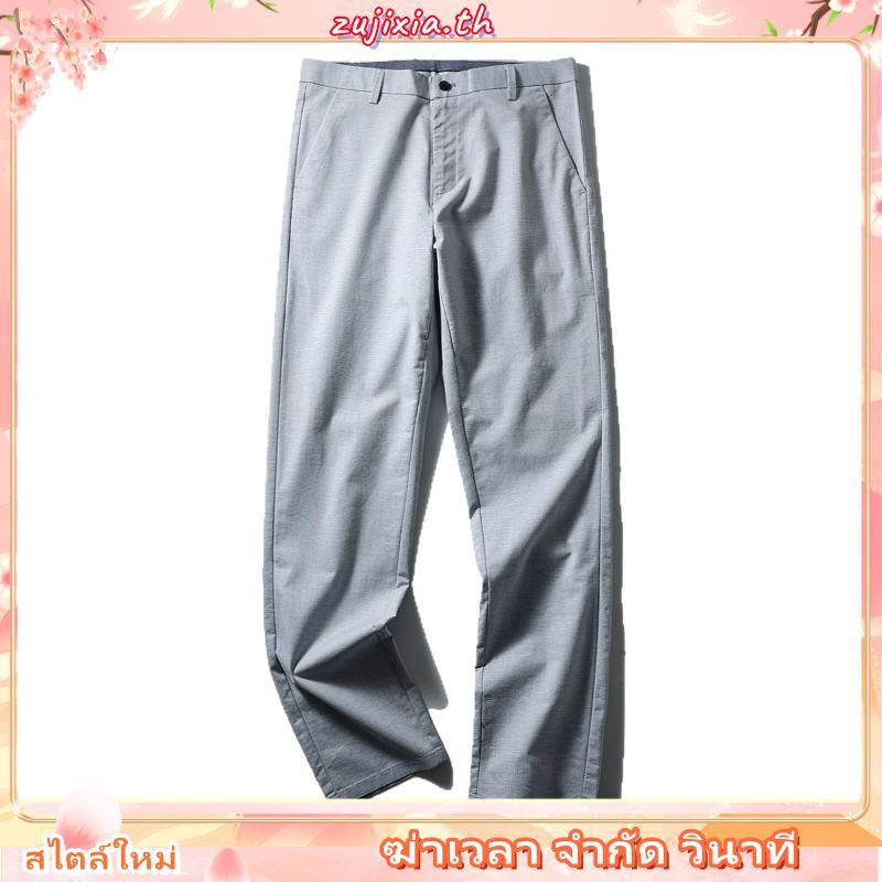 กางเกงยีนส์ ขาม้า Winnow ผ้าหนังไก่ เป้ากระดุม ยีนส์หนังไก่