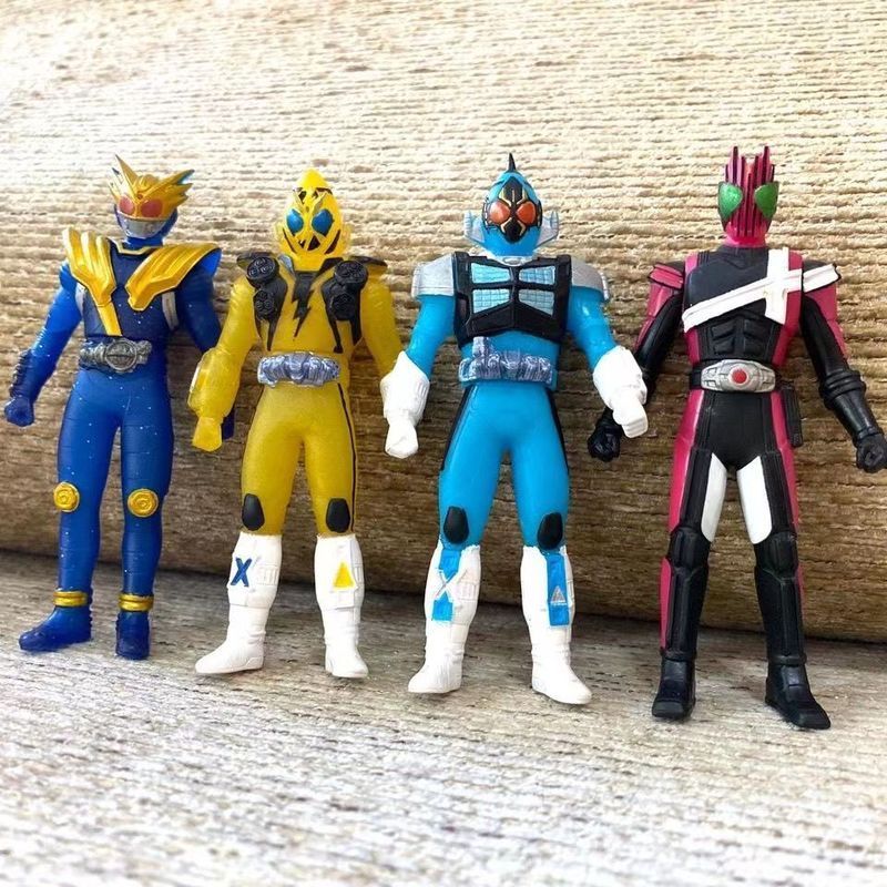 Kamen Rider Masked Superman ตุ๊กตารูปตุ๊กตายางนุ่ม Boy ชุด 11 ซม