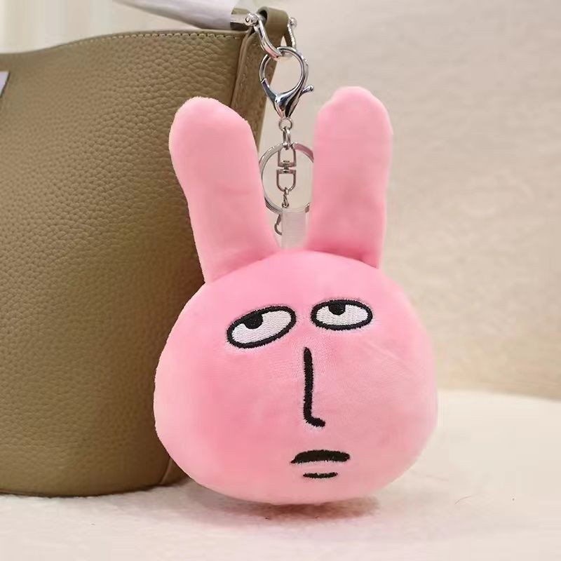 กระต่ายสีชมพู MyFriend ตุ๊กตาหอพักกระเป๋าเป้สะพายหลัง Pend 粉红外子MyFriend毛绒 shedding sheak Pack 挂件沙用品G