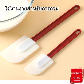 ไม้พายซิลิโคน ไม้พายทนความร้อน เกรดอาหาร ไม้พายทำอาหารอย่างดี แบบแบน ทนทาน มีความยืดหยุ่นสูง