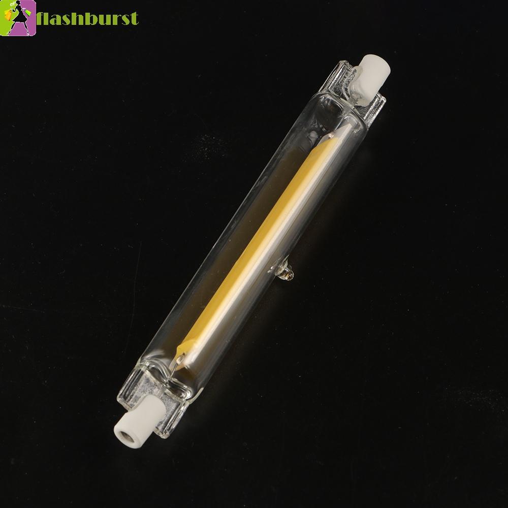 FLASHBURST COB Tube Bulb, 360 Glow 110v/220v R7S Lamp Tube, Portable Dimmable Replacement Christmas