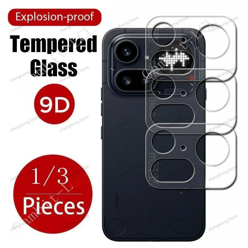 1-3 แพ็ค 3D กระจกนิรภัยกล้องเลนส์ Protector สําหรับ Nothing โทรศัพท์ (4a) Pro ป้องกันหน้าจอสําหรับ Nothing โทรศัพท์ 4A 4APro ฝาครอบฟิล์มกล้อง