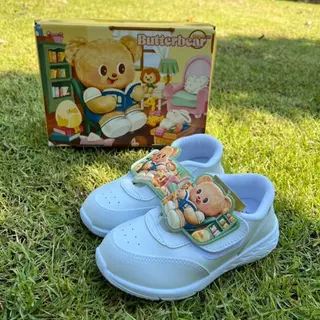CHAPPY รองเท้านักเรียนอนุบาลหญิง CPS-BB1-2 น้องหมีเนย ButterBear รองเท้านักเรียนใหม่ล่าสุด