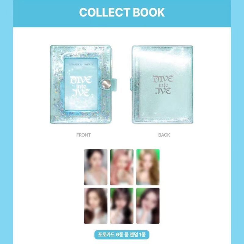 อย่างเป็นทางการ IVE Incheon Yujin การ์ดสุ่ม การ์ด หนังสือ การ์ด โปสการ์ด Wonyoung Yujin