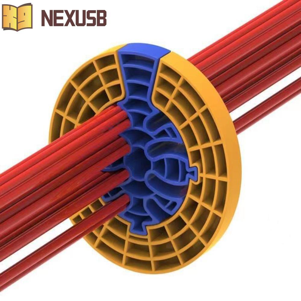 เครื่องมือจัดระเบียบหวีสายเคเบิล NEXUSBEAM, ตัวรวมหวีลวด, การชดเชยสายเคเบิล, การประยุกต์ใช้พลาสติกที่มีประสิทธิภาพทนทานอีเธอร์เน็ตเครื่องมือจัดสาย