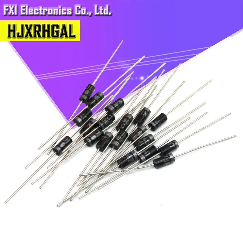 100PCS FR107 Rectifier Diode 1A 1000V DO-41 fr107 ใหม่เดิม