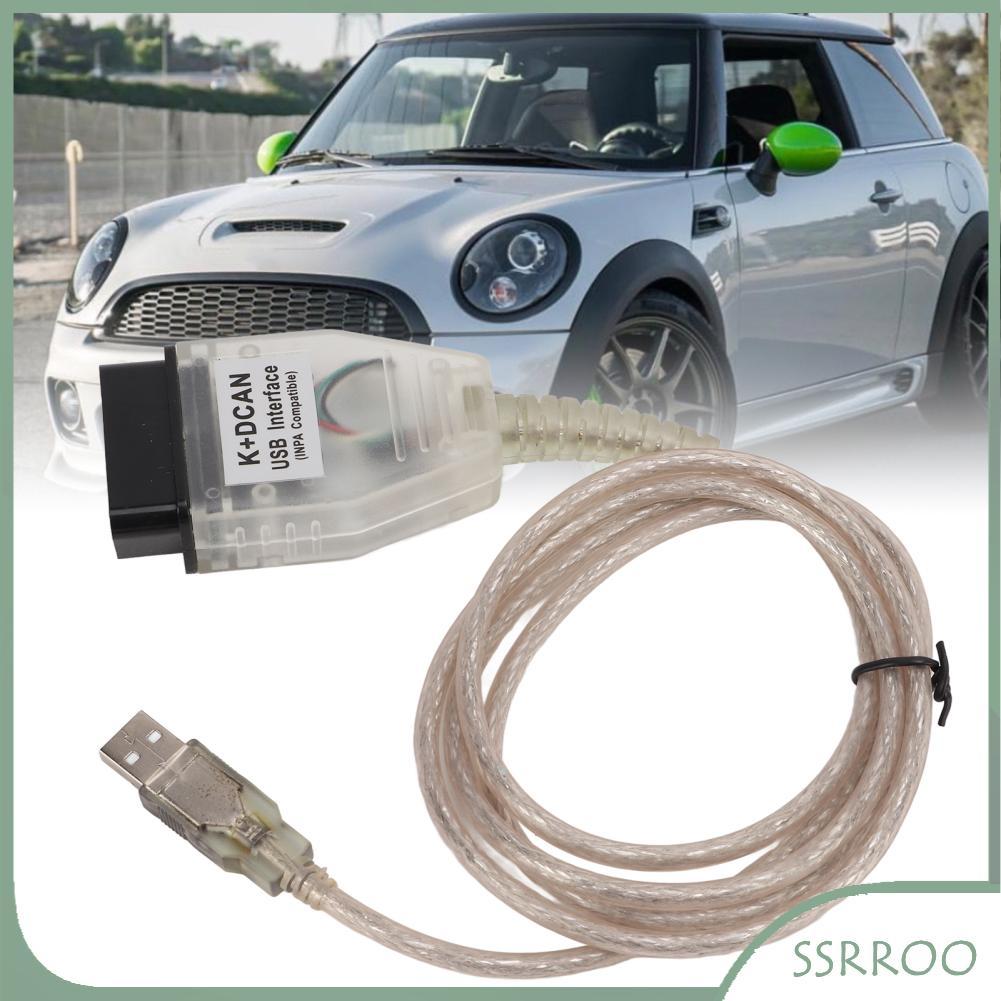 Ssrroo Ssrroo K USB สายวินิจฉัย E39 E60 E61 E90 E91 E92 E93 อ่านลบรหัส Coding FT232RL ชิปเซ็ต WinXP 