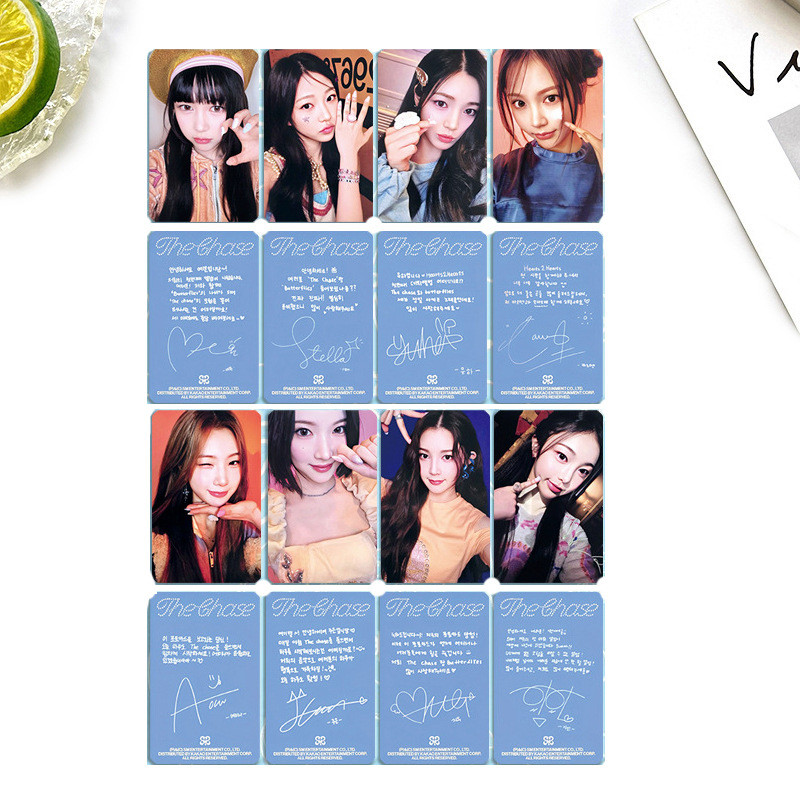 การ์ดไล่ล่าของขวัญพิเศษ h2h Sister Merchandise hearts2hearts การ์ดอัลบั้ม Lucky Card 0BQB