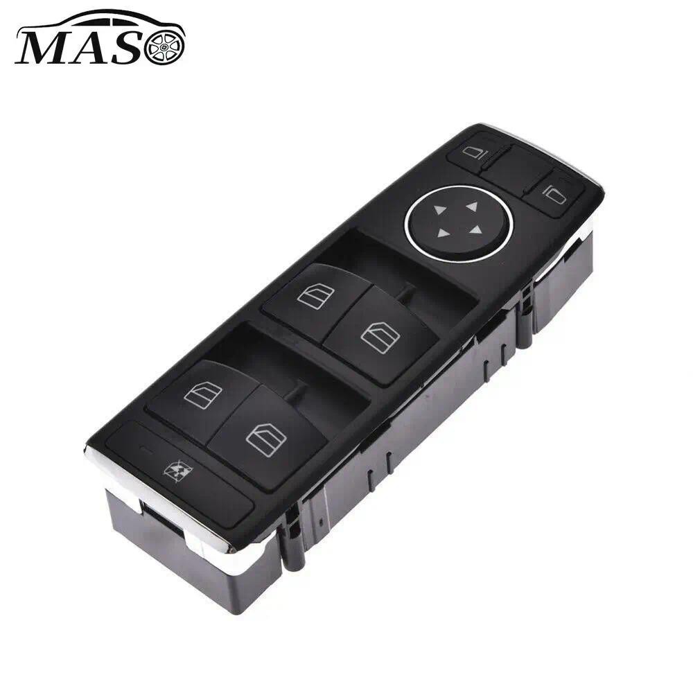 สวิตช์ควบคุมหน้าต่างไฟฟ้าด้านคนขับซ้าย A2049055302 สําหรับ MERCEDES-BENZ C300 C350 C350E C450 E350 G