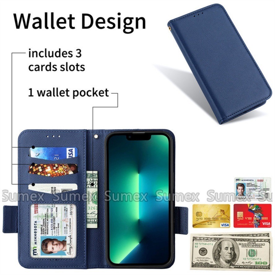 ฝาครอบหนังสําหรับ Xiaomi Redmi หมายเหตุ 14 13 12 Pro + รูปที่ 4