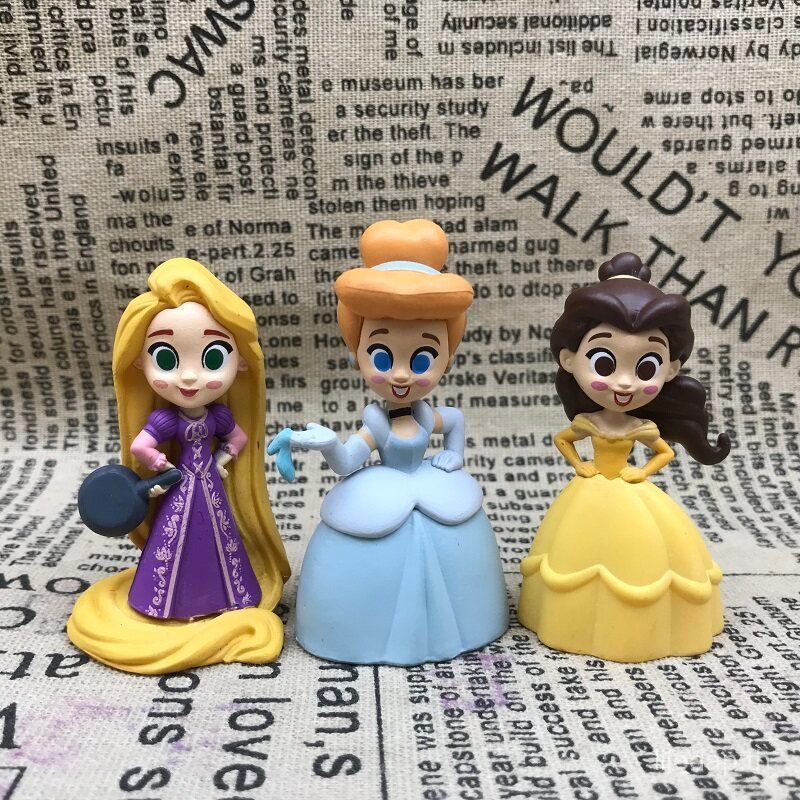 สินค้าใหม่สินค้าจํานวนมาก Disney Anniversary Princess Series ตุ๊กตาน่ารักเดสก์ท็อปของเล่นตกแต่งรูป