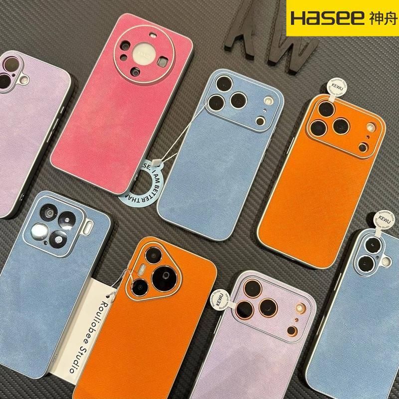 เคสโทรศัพท์สําหรับ iQOO15 13 12 รวมทุกอย่าง 12Pro Pure Color Denim Pattern หนังแกะเคสกันกระแทก