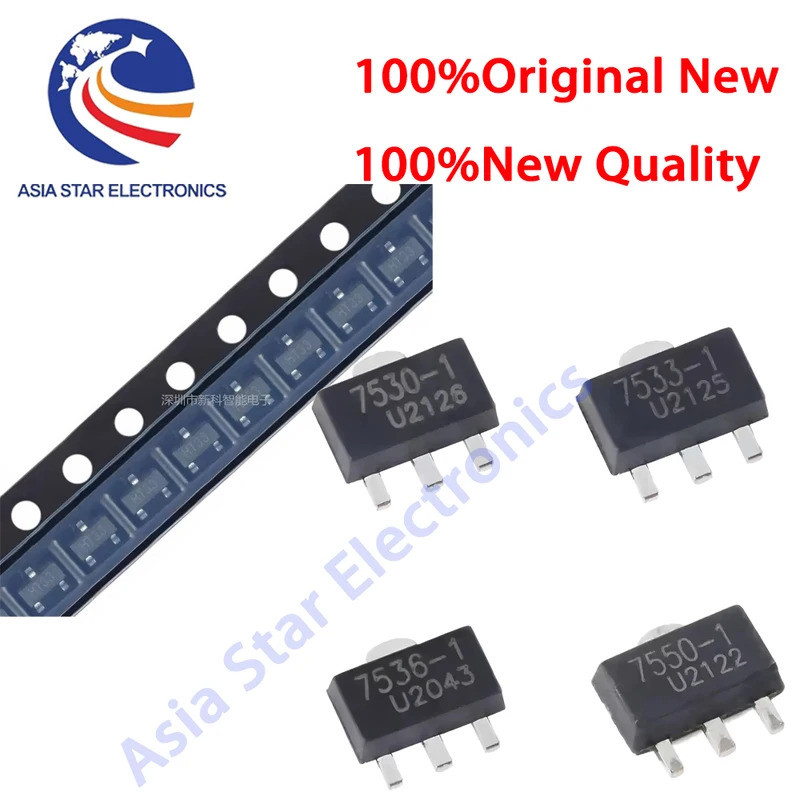5PCS HT7133 HT7333 HT7350 HT7833 HT7533 HT7830 HT7130 HT7530 7133-1 7333-1 73500-1 SOT-89 ชิป ic