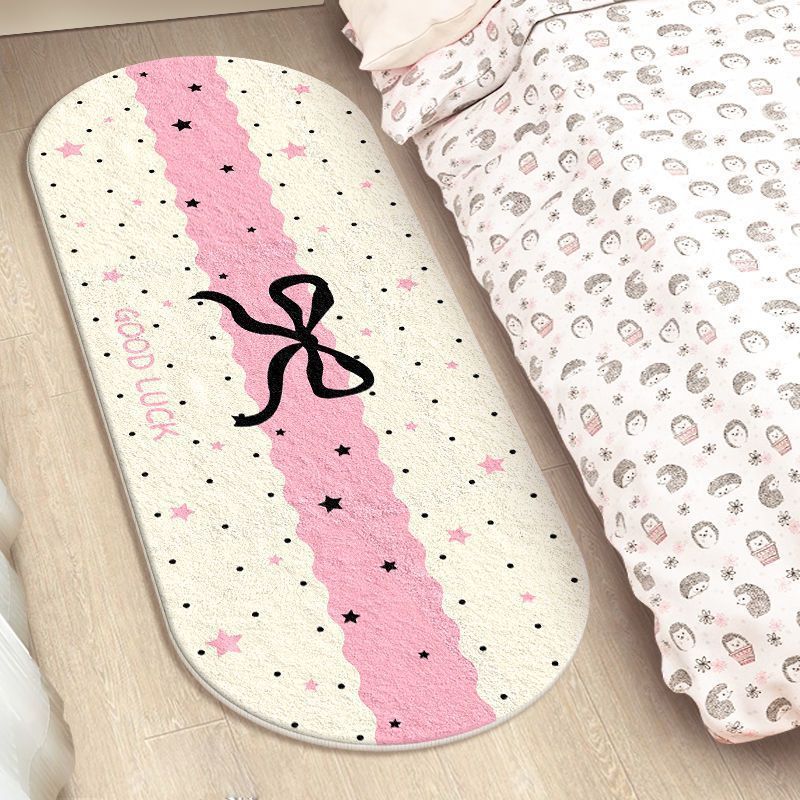 风少女卧室床边毯家居房间地毯奶油风主卧床前地毯飘窗地毯1.6Wind Girl Bedroom Bedside Carpet Home Room Carpet Cream Wind Master Be