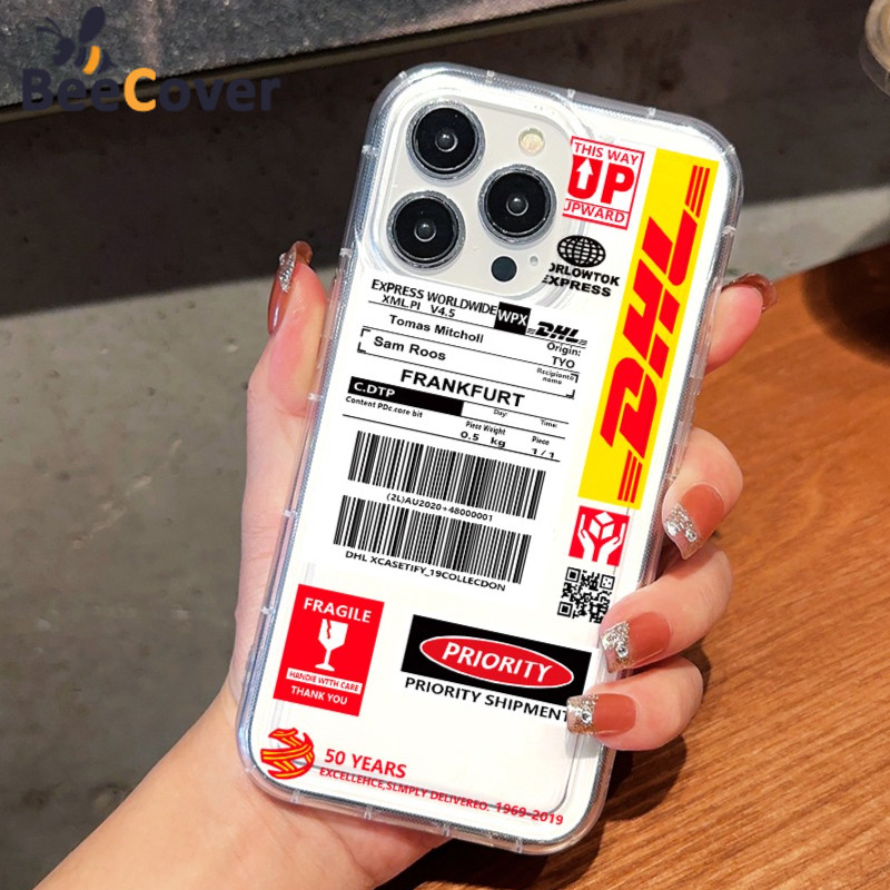 DHL Express สไตล์ปลอกใสสําหรับ Samsung S25 S24 S23 S22 S21 S20 FE S10 หมายเหตุ 10 20 PLUS ULTRA A73 