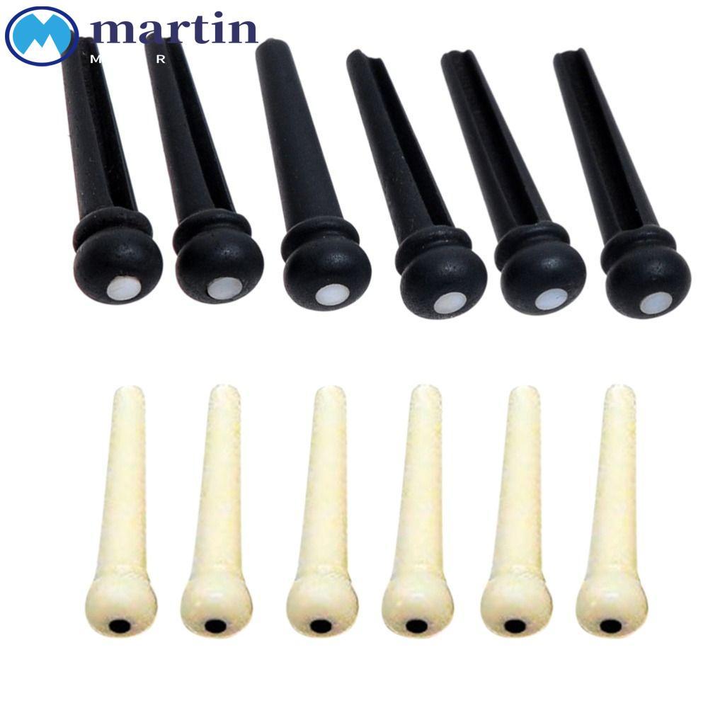 MARTIN กีตาร์สะพาน Pins หมุดชิ้นส่วนดนตรีโลหะ 12 ชิ้น/เซ็ต String Pins Strings กรวยคงที่กีตาร์ชิ้นส่วน Stringed เครื่องมือกีตาร์อุปกรณ์เสริมหมุดกีตาร์