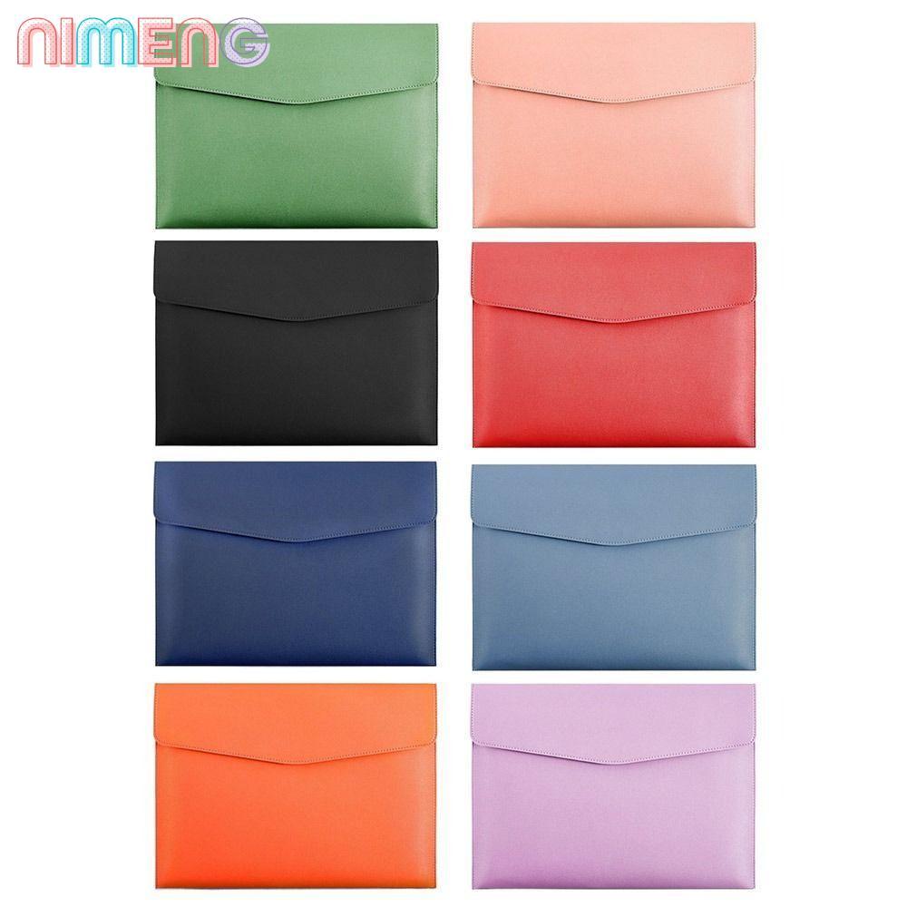 กระเป๋าเอกสารหนัง NIMENG, แฟ้มหนัง A4 A5, กระเป๋าจัดระเบียบแฟ้มความจุขนาดใหญ่
