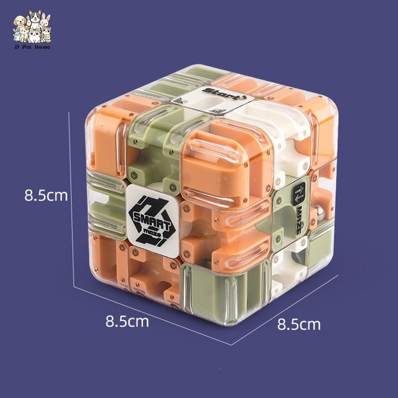 ลูกบาศก์รูบิก3D Maze Magic Cubeความเร็วหกด้าน3x3