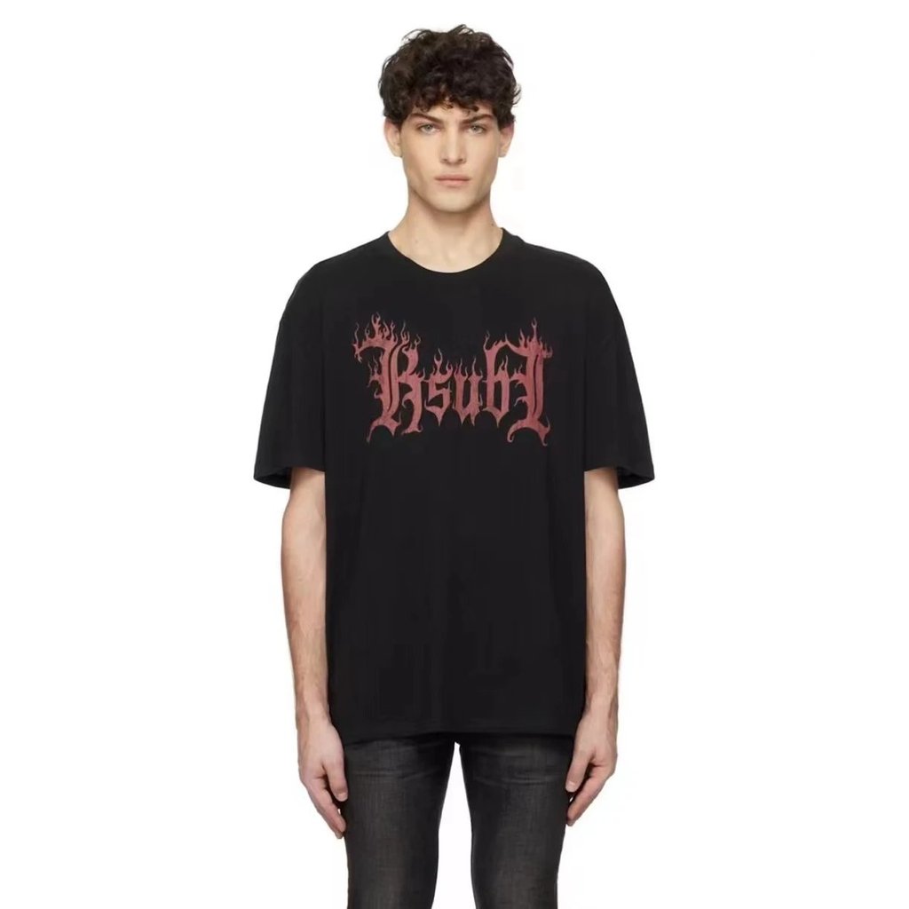 เสื้อยืดแขนสั้น Ksubi ผลิตจากผ้าฝ้ายแท้