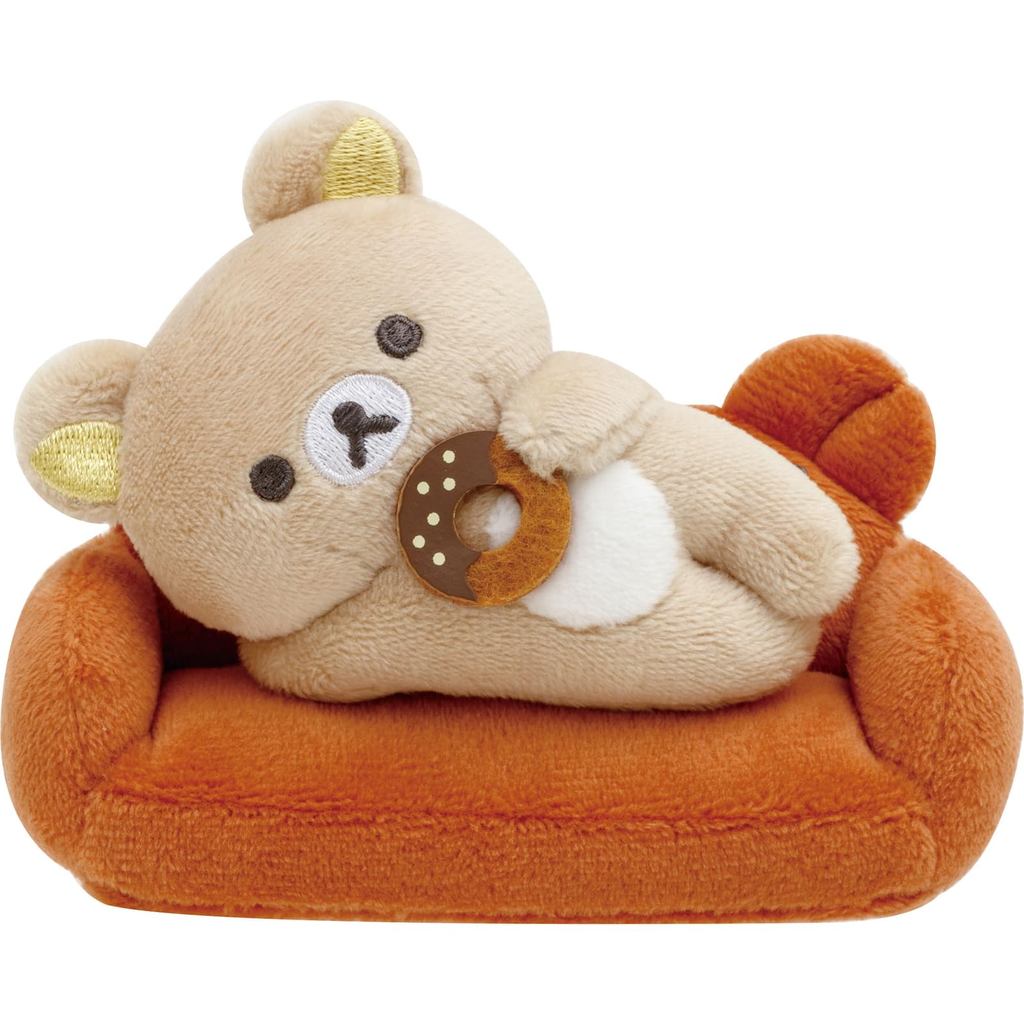 San-X Rilakkuma โซฟา Hottenori ชุดของเล่นตุ๊กตา MO33401