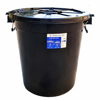 ถังน้ำพลาสติกสีดำ 105 ลิตร ขนาด 60x60cm (ยี่ห้อวัฒนา รุ่น 71…