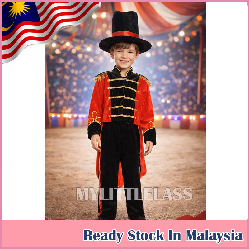 Children Ring Master Circus Ringmaster Big Top Outfit ชุดเด็ก