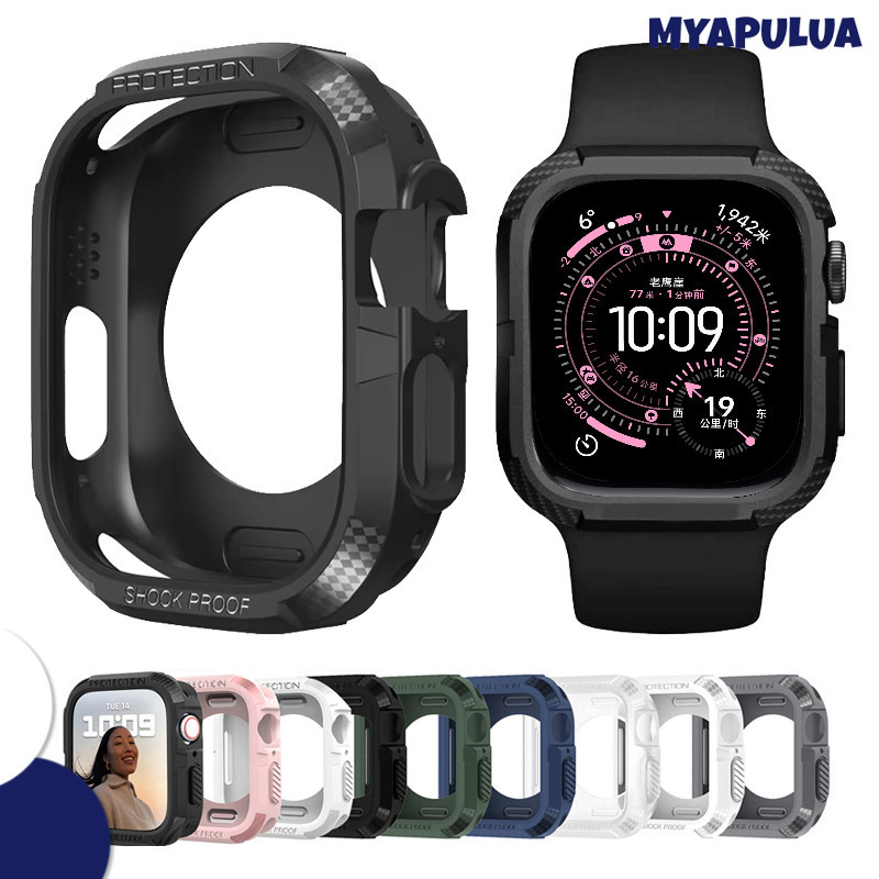 กรณีป้องกันหน้าจอ TPU อ่อน for IWatch Ultra 3 2 49มม Apple Watch Series 9 8 7 6 5 4 SE 3 2 1 45มม 44มม 42มม 41มม 40 38มม