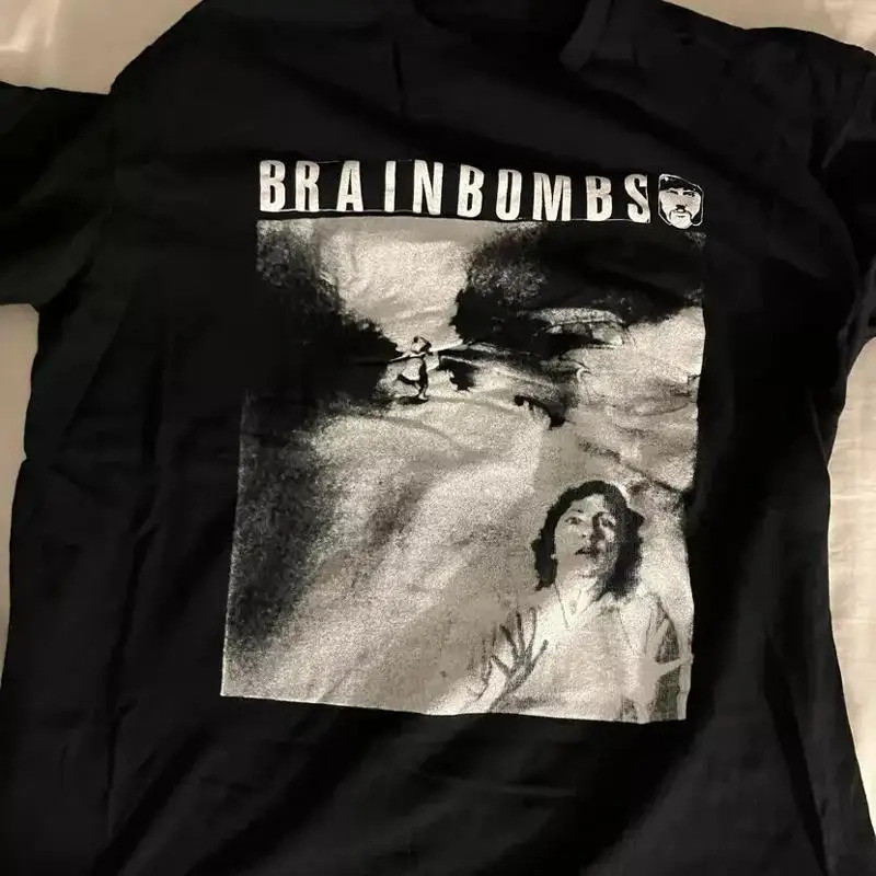 เสื้อยืดสีดำคอนเสิร์ต VTG Brainbombs Variety Tour